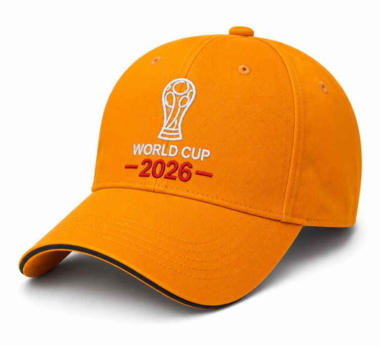Cap Design 6 - Orange & Black
